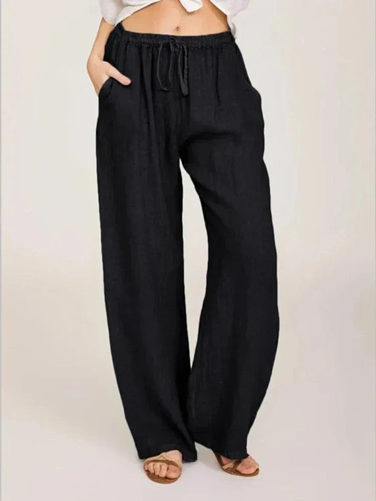 Celeste | Loose Drawstring Waist Pants