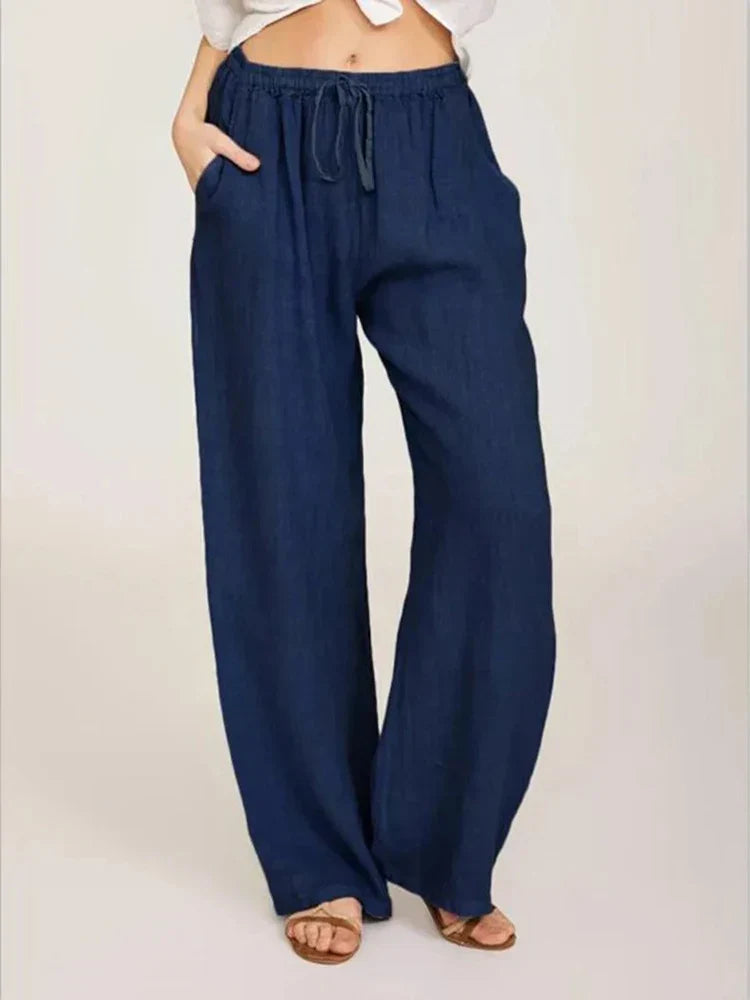 Celeste | Loose Drawstring Waist Pants