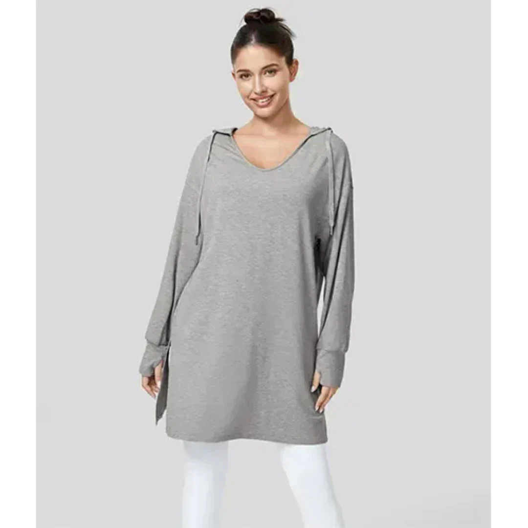 Nina | Women Oversized Sweater with Side Slits