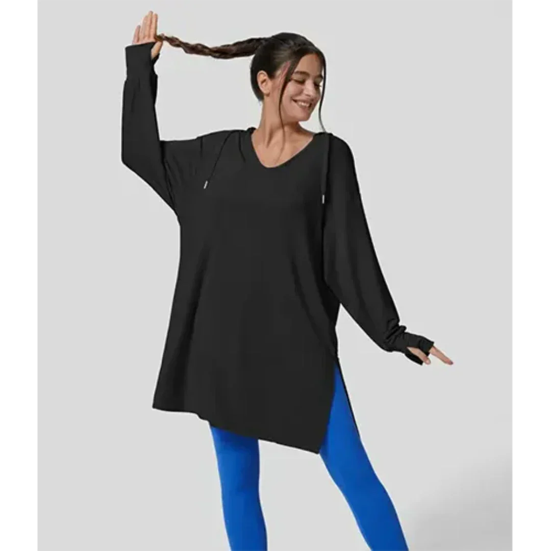 Nina | Women Oversized Sweater with Side Slits