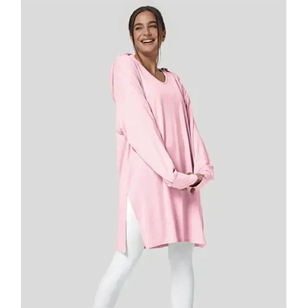 Nina | Women Oversized Sweater with Side Slits