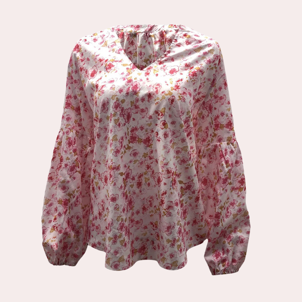 Remi | Floral Long Sleeve Blouse - Motheero