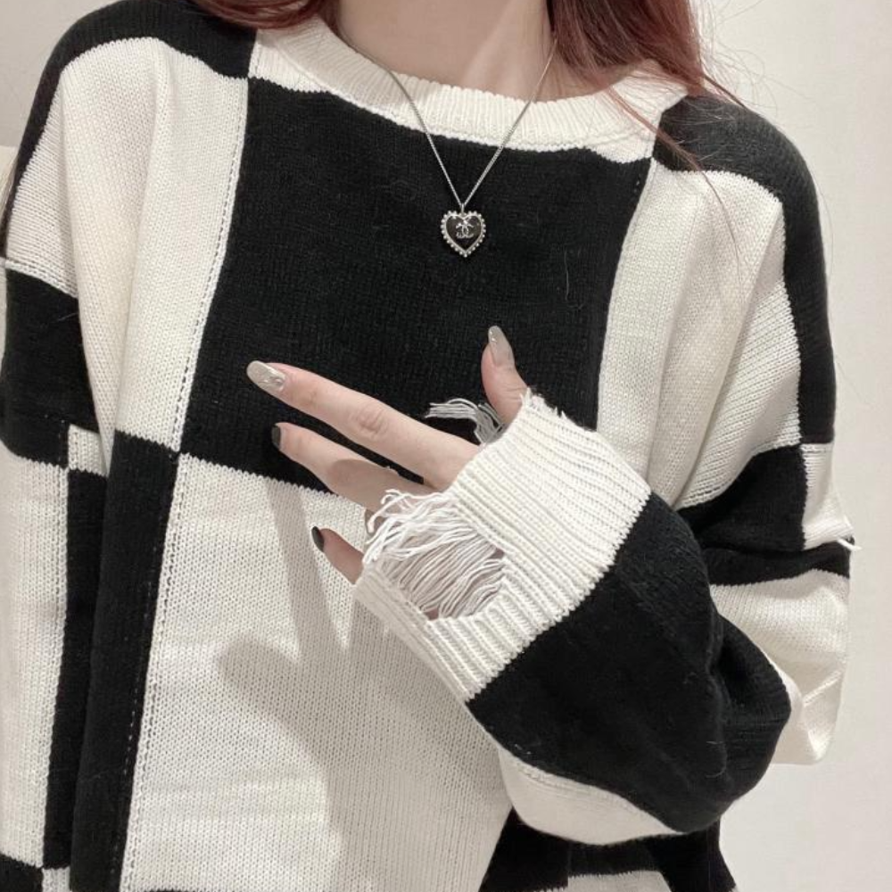 Stella | Women Fringed Knit Sweater