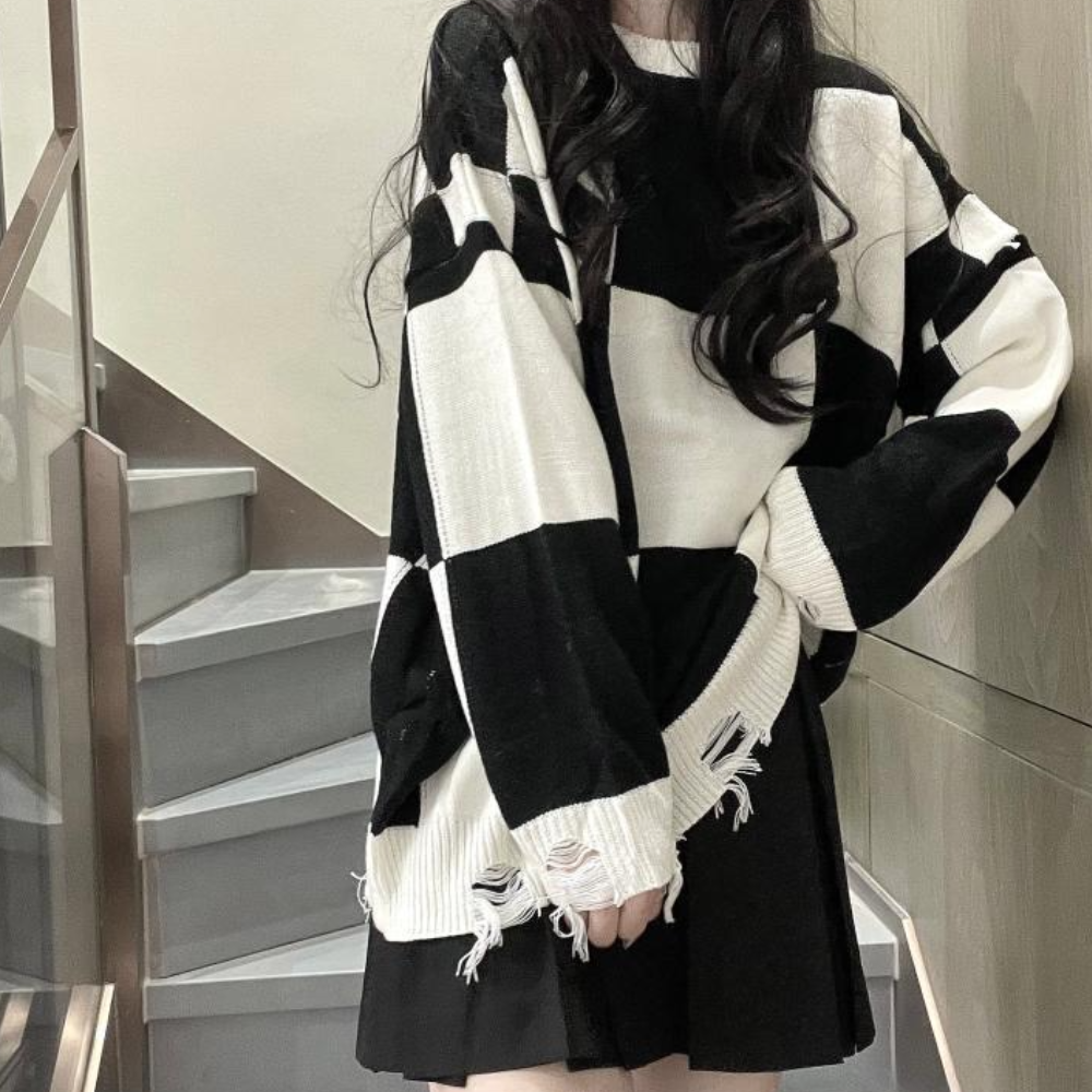 Stella | Women Fringed Knit Sweater