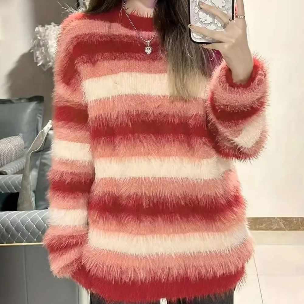 Anna | Women Soft Striped Sweater