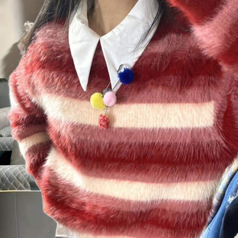 Anna | Women Soft Striped Sweater