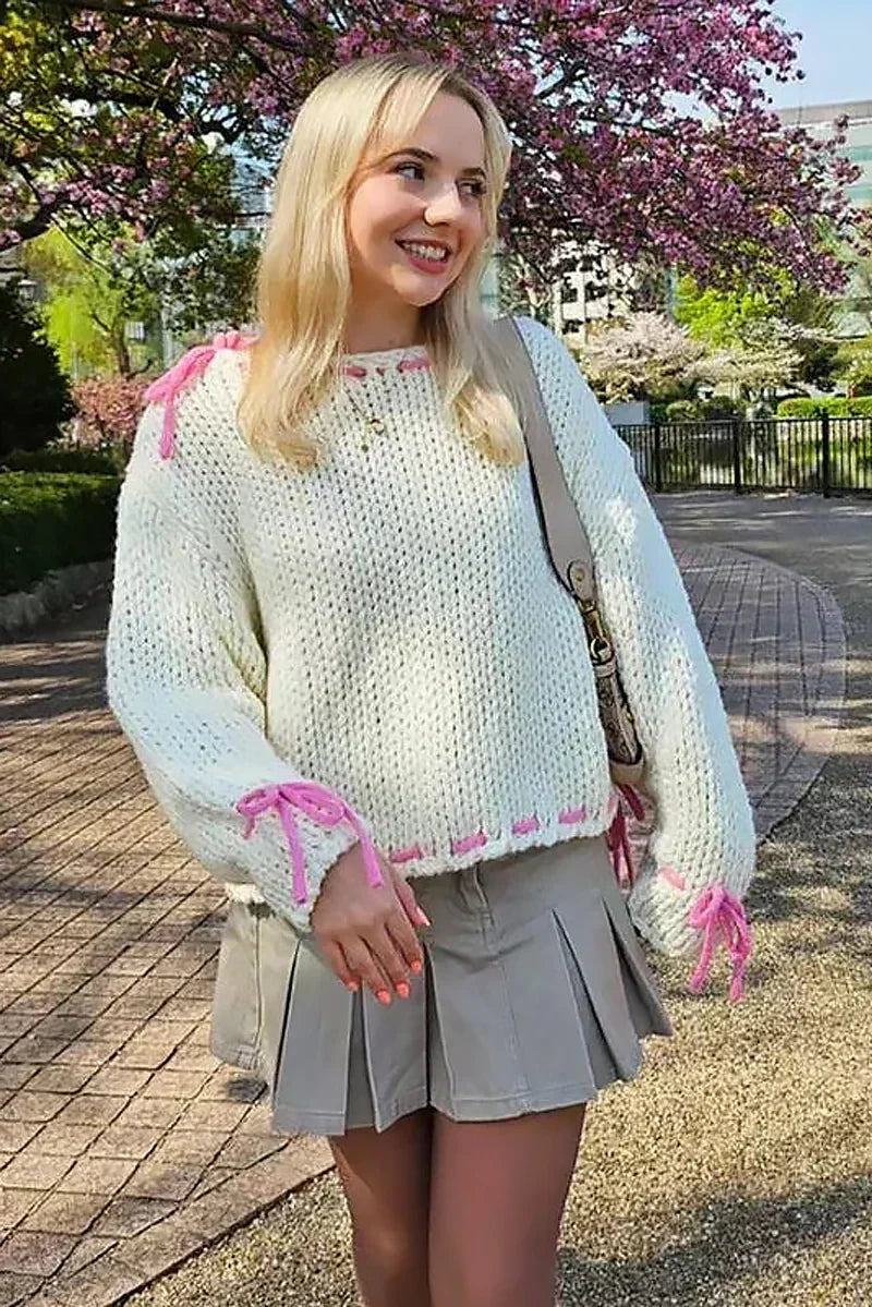 Fiorayne | Casual Semi-Loose Fit Knit Sweater for Women Effortless Elegance for Every Season