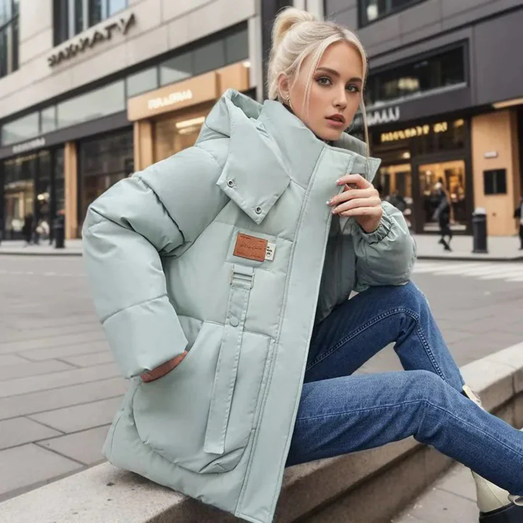 Mirtle | High Collar Padded Winter Jacket for Stylish Warmth
