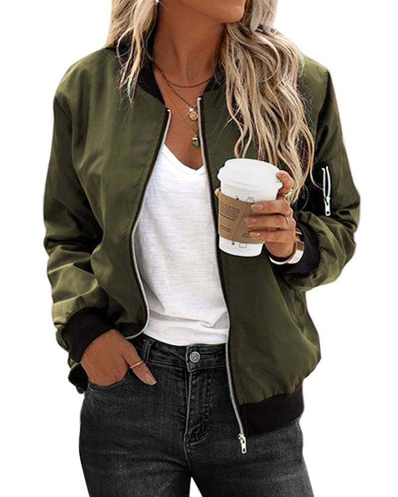 Mitsy | Classic Bomber Jacket For Women