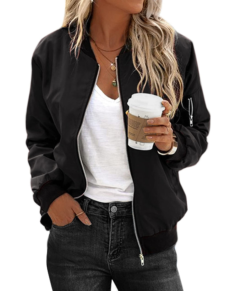 Mitsy | Classic Bomber Jacket For Women