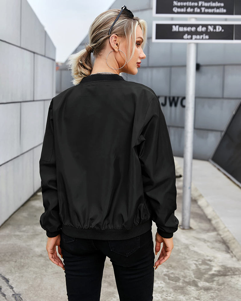 Mitsy | Classic Bomber Jacket For Women