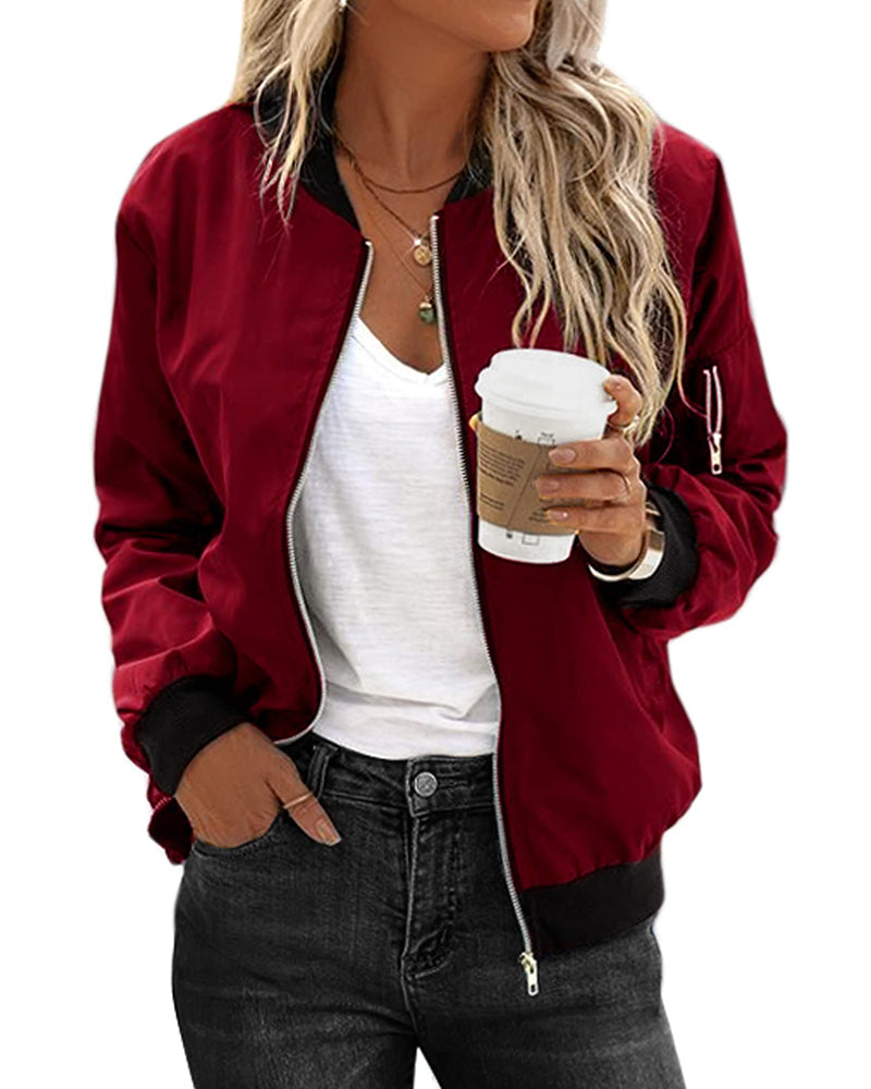 Mitsy | Classic Bomber Jacket For Women