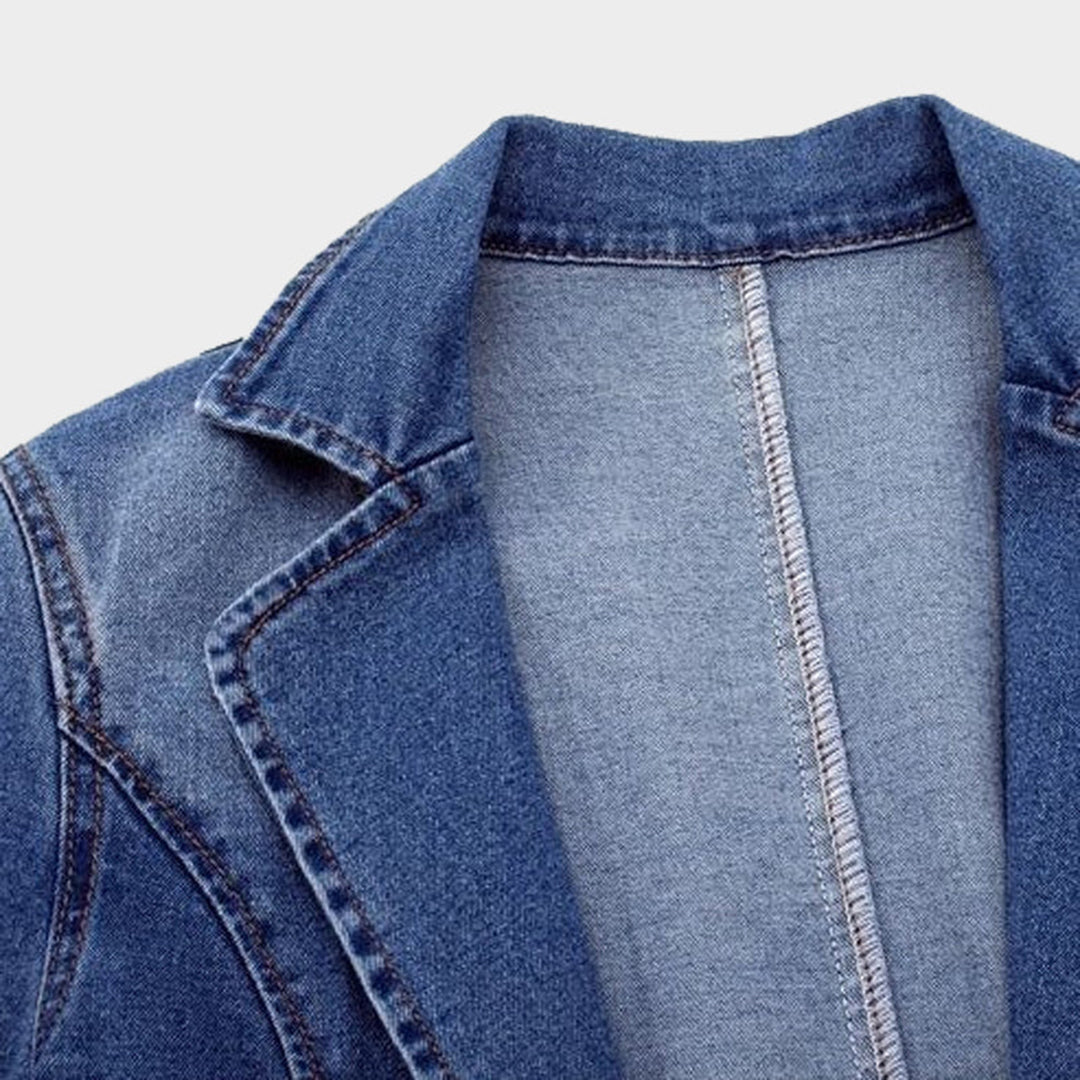 Blakely | Elegant Denim Blazer for Women - Motheero