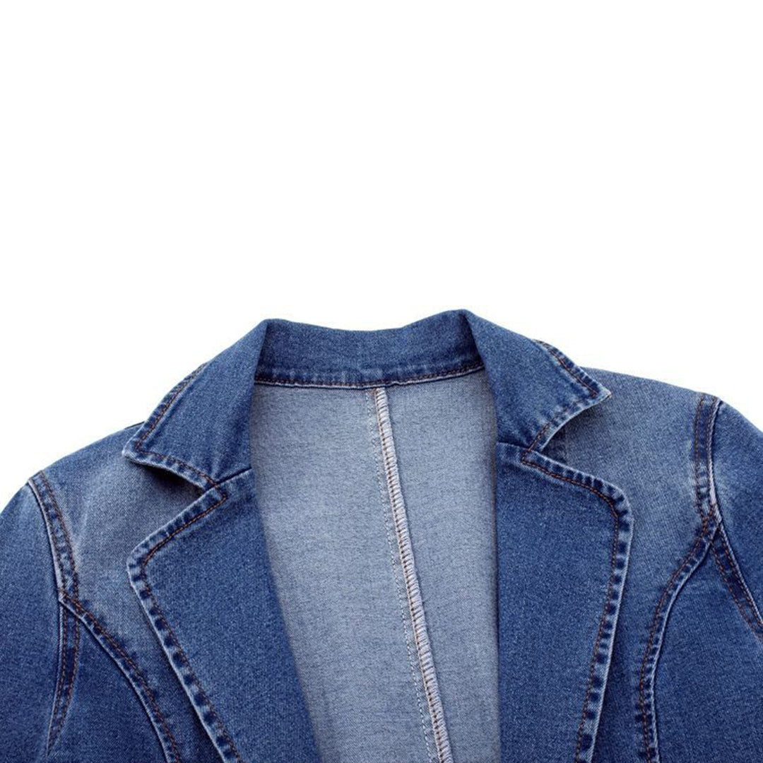 Blakely | Elegant Denim Blazer for Women - Motheero