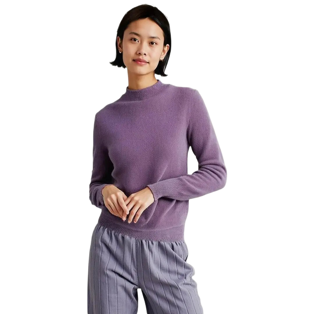 Coraline | Cozy Wool Mock Neck Sweater for Everyday Comfort