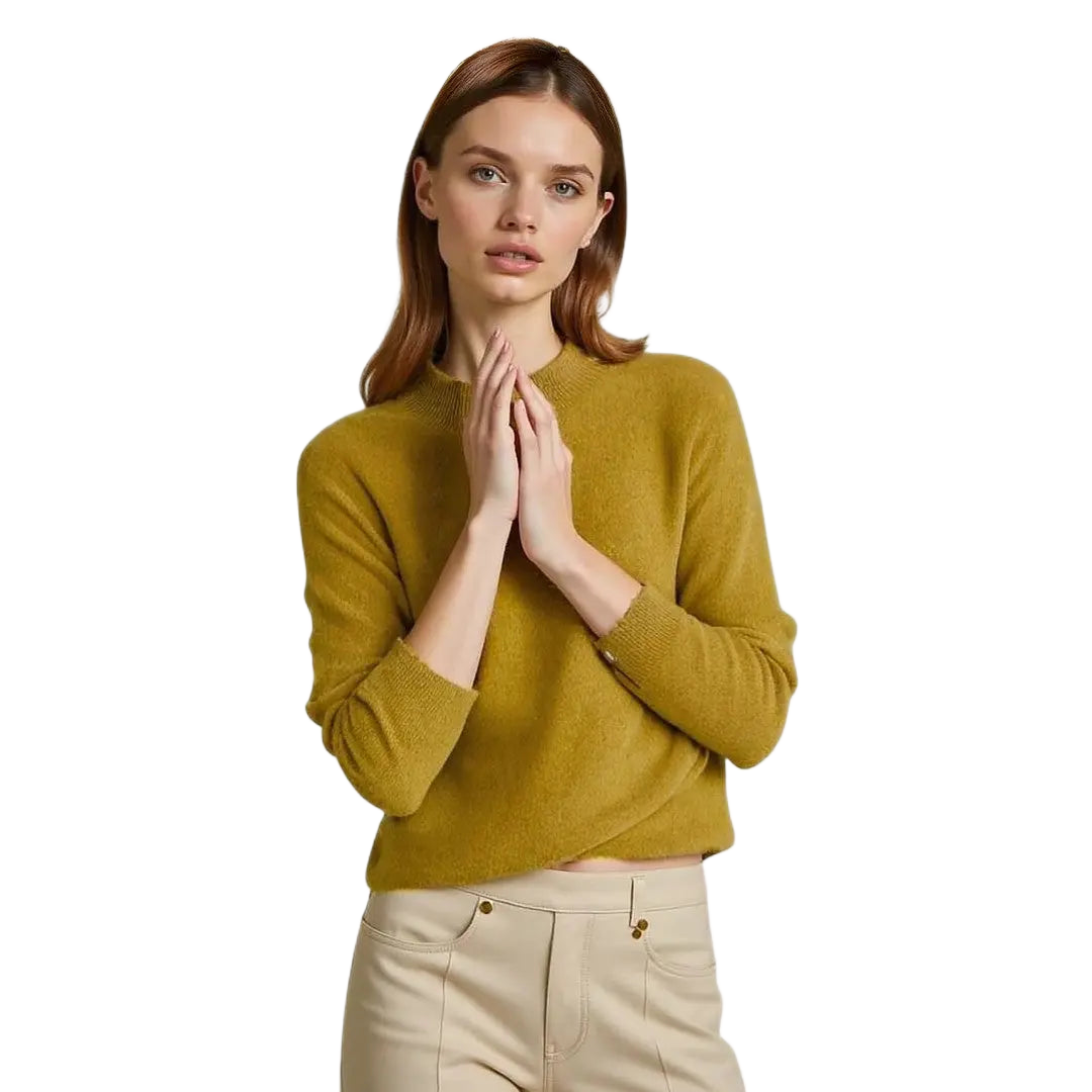 Coraline | Cozy Wool Mock Neck Sweater for Everyday Comfort