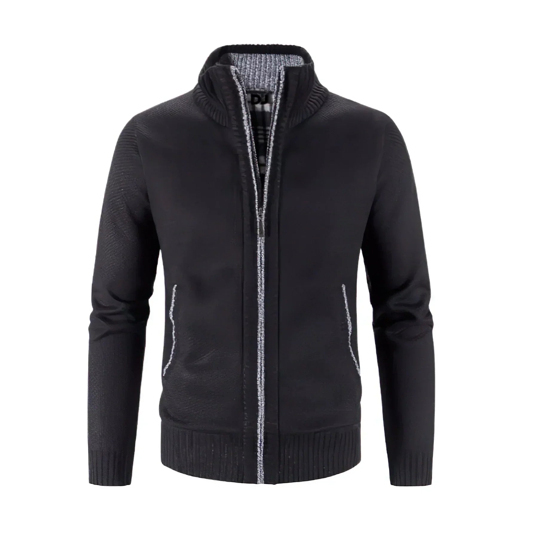 Harvey | Classic Zip-Up Knitted Cardigan for Men