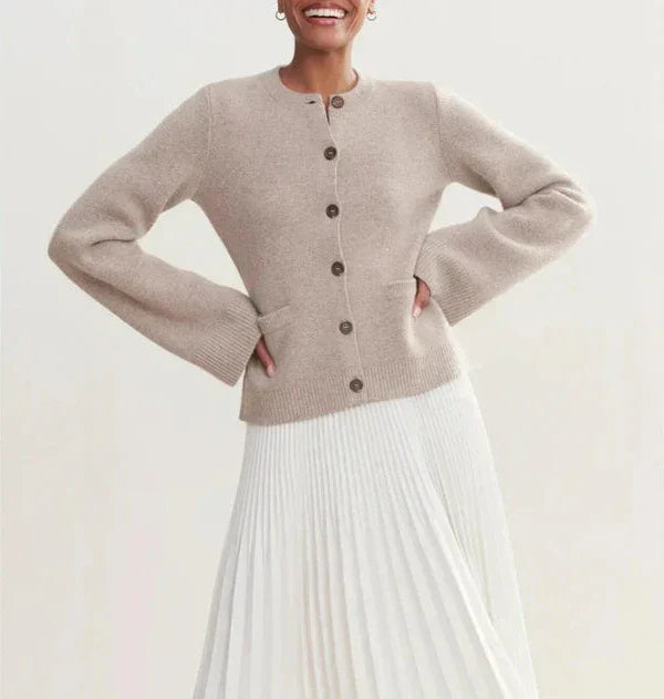 Gaia | Chic Button-Up Cardigan - Motheero