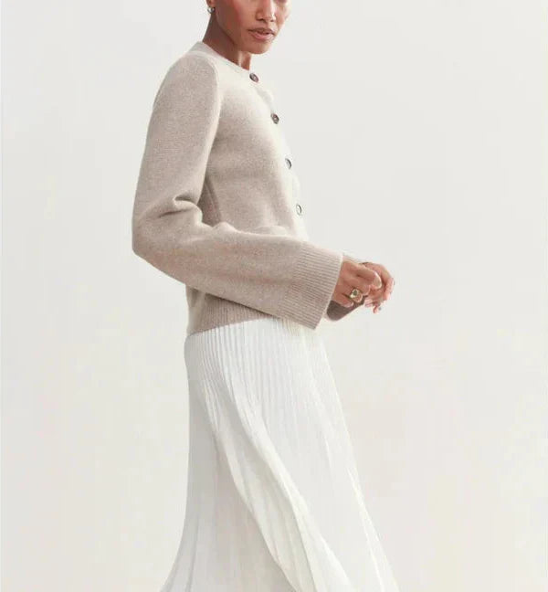 Gaia | Chic Button-Up Cardigan - Motheero