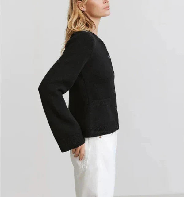 Gaia | Chic Button-Up Cardigan - Motheero