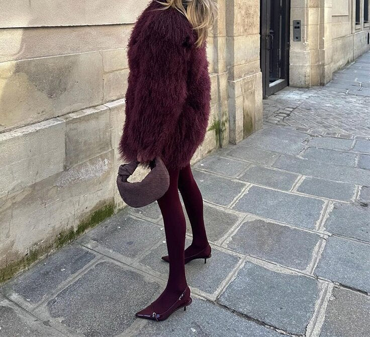 Celina | Elegant Oversized Faux Fur Winter Coat for Luxurious Warmth and Timeless Style