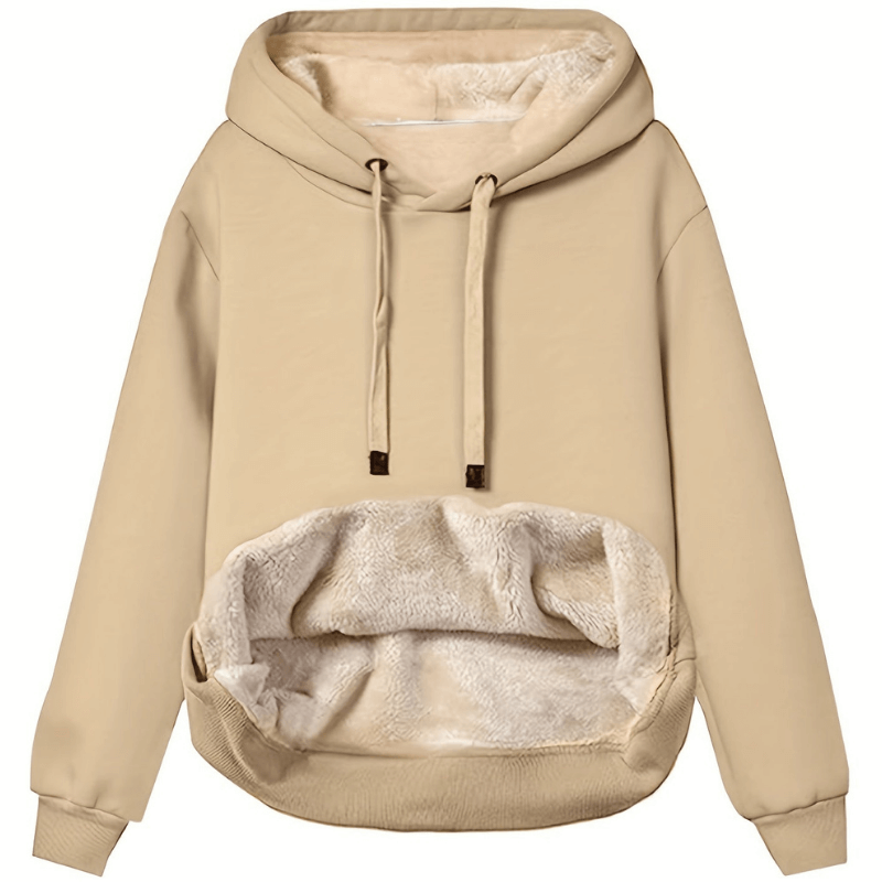 Amara | Cozy Reversible Knit Hoodie