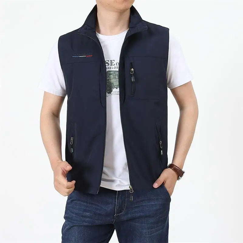 Griffin | High Collar Cargo Vest