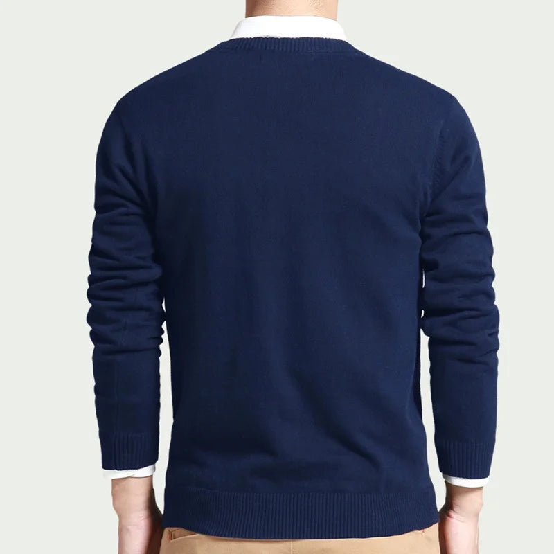 Lorenzo | Cotton V-Neck Sweater