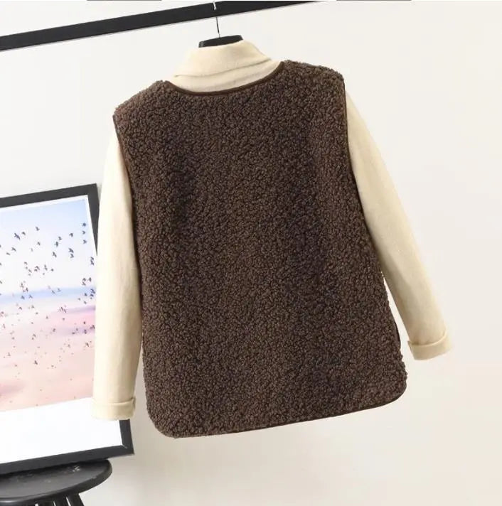 Verena | Women Turtleneck with Wool Vest Sweater
