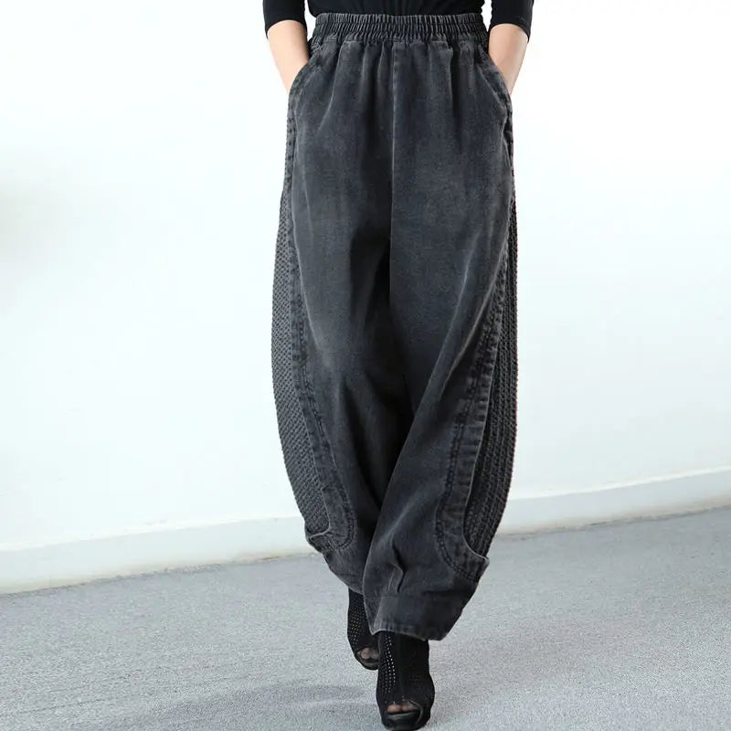 Amara | Loose Denim Baggy Pants
