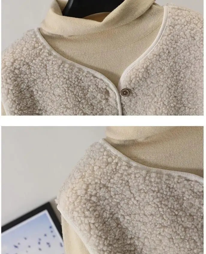 Verena | Women Turtleneck with Wool Vest Sweater