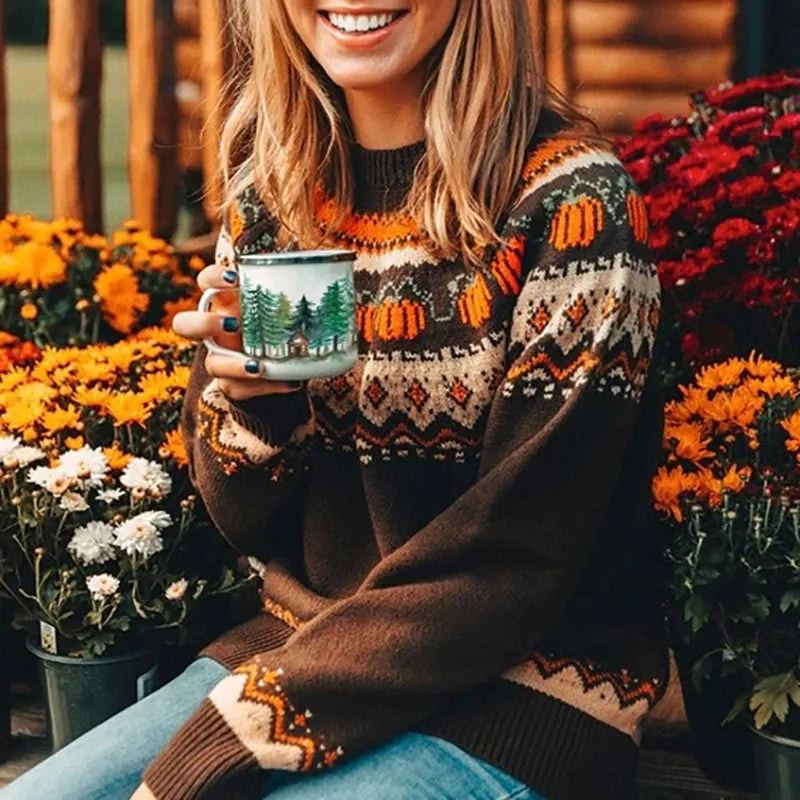 Lucia | Halloween Knit Sweater for Women - Motheero