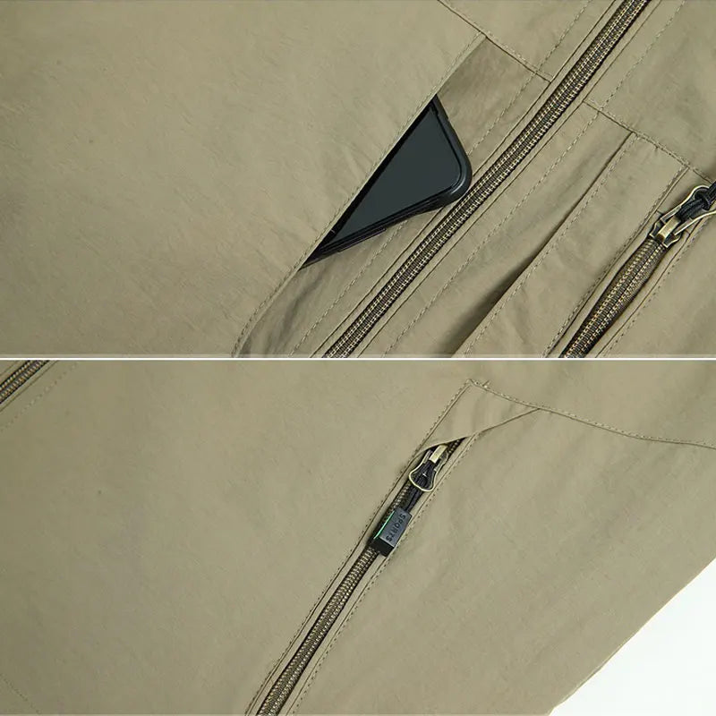 Griffin | High Collar Cargo Vest