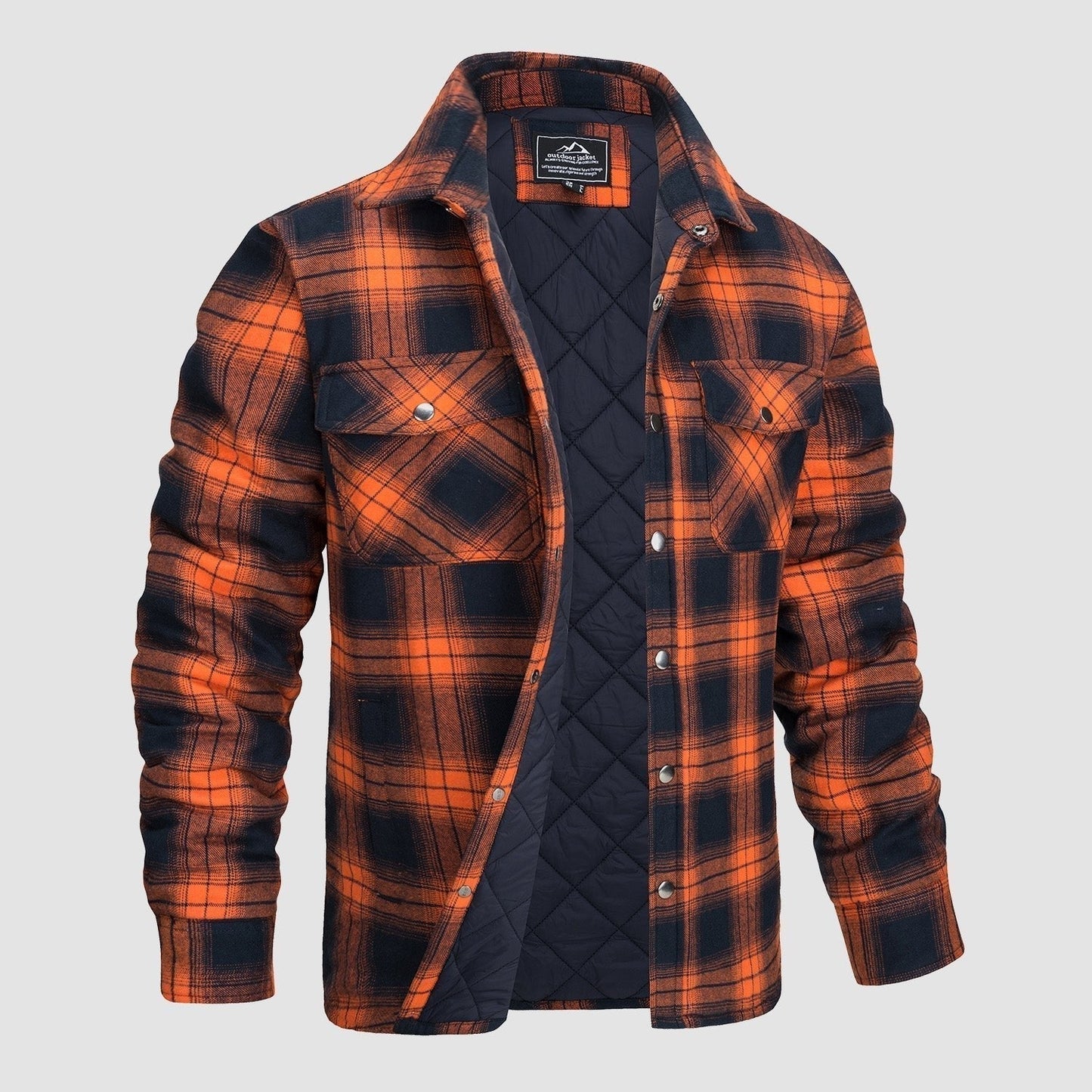 Wyatt | Plaid-Check Flannel Shirt