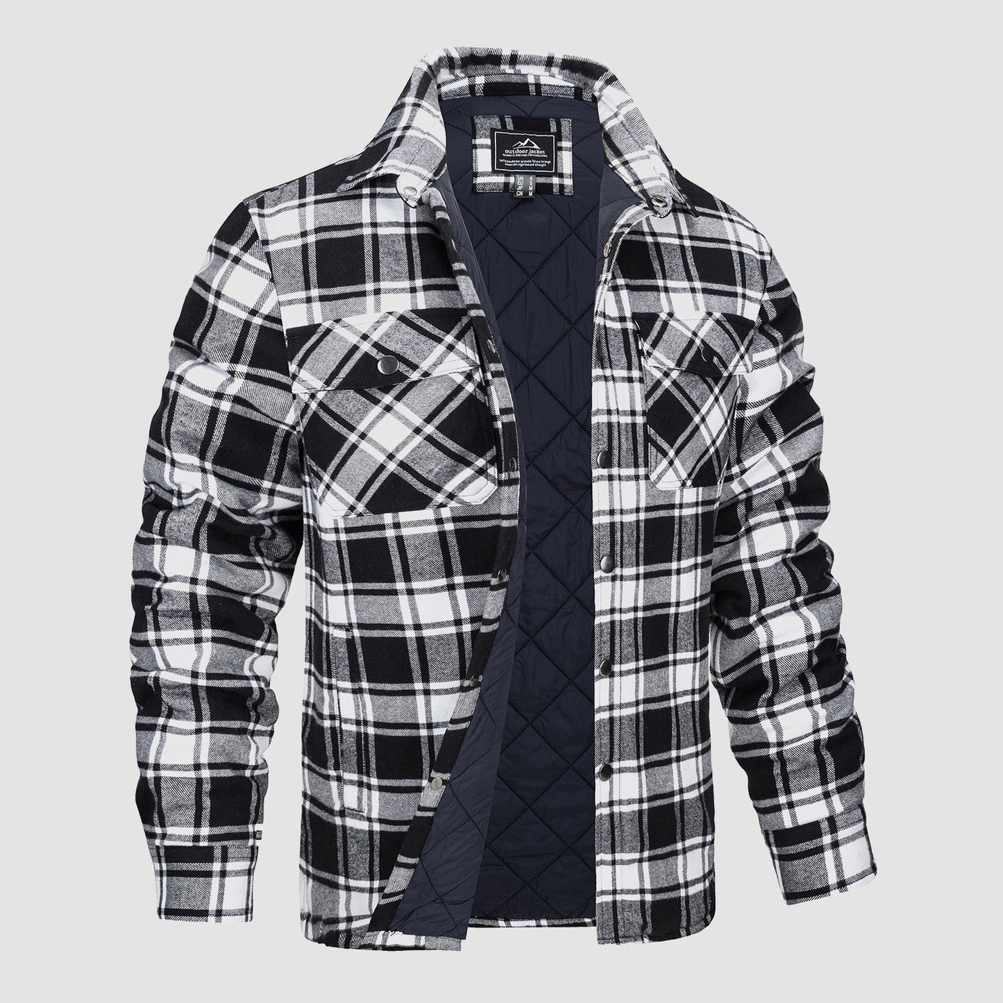 Wyatt | Plaid-Check Flannel Shirt