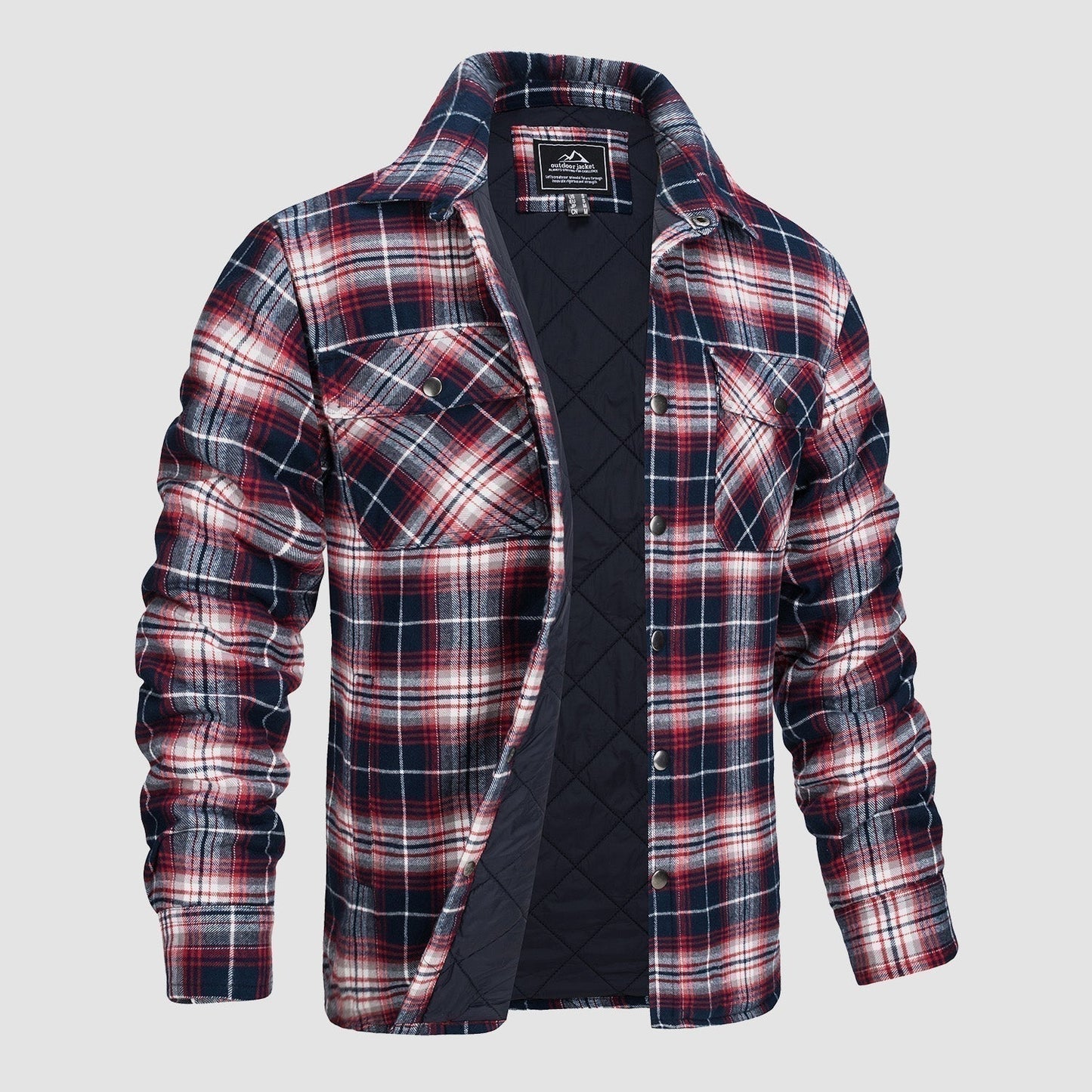 Wyatt | Plaid-Check Flannel Shirt