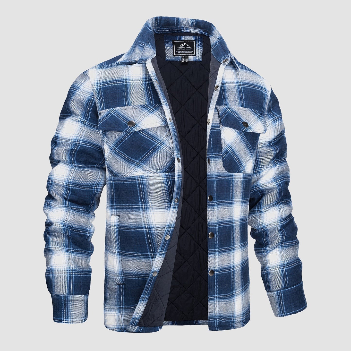 Wyatt | Plaid-Check Flannel Shirt