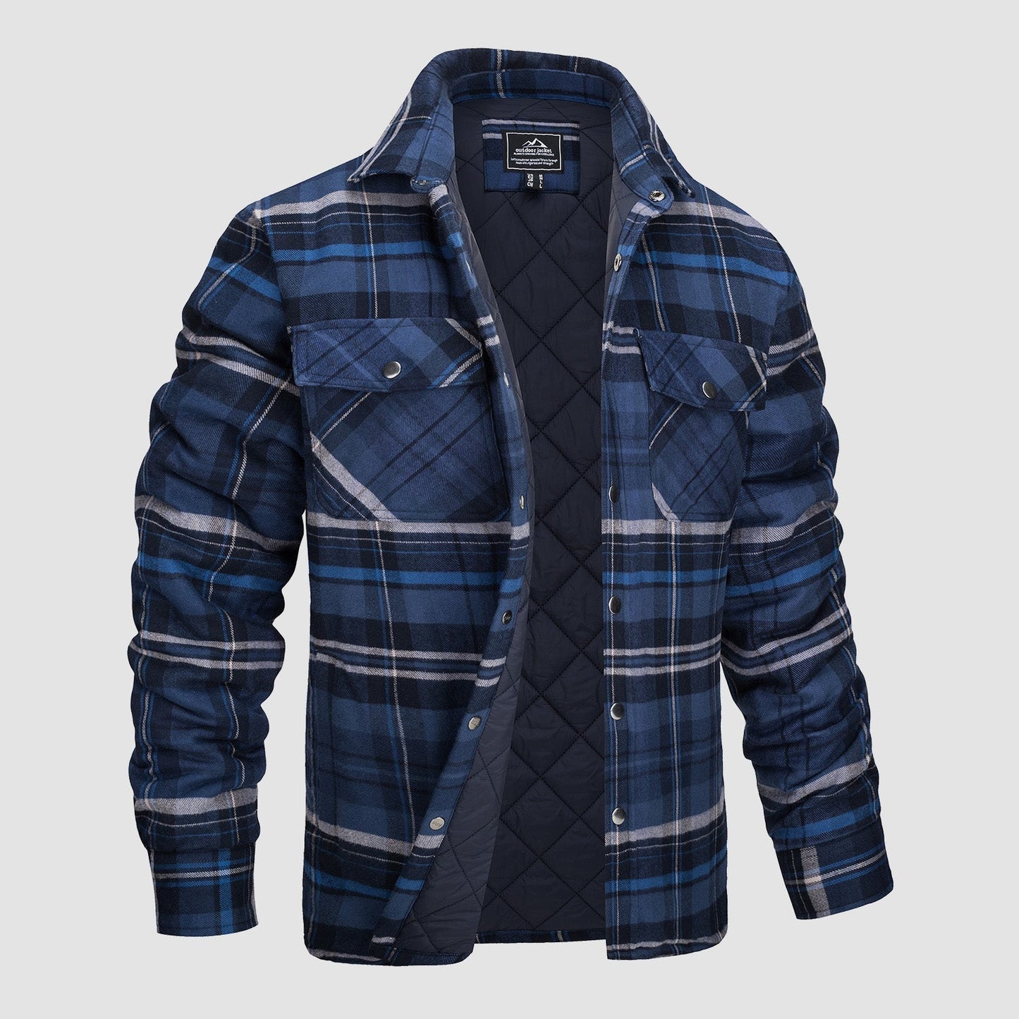 Wyatt | Plaid-Check Flannel Shirt