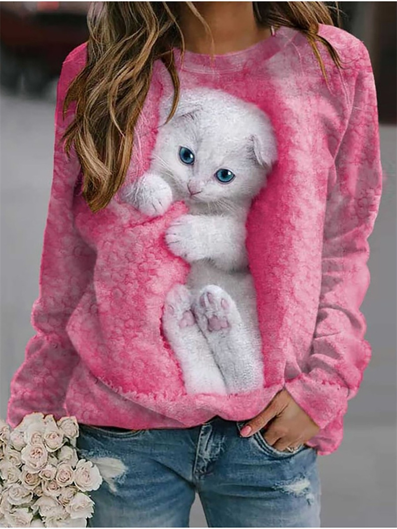 Mira | Women Cozy Animal Print Sweatshirt