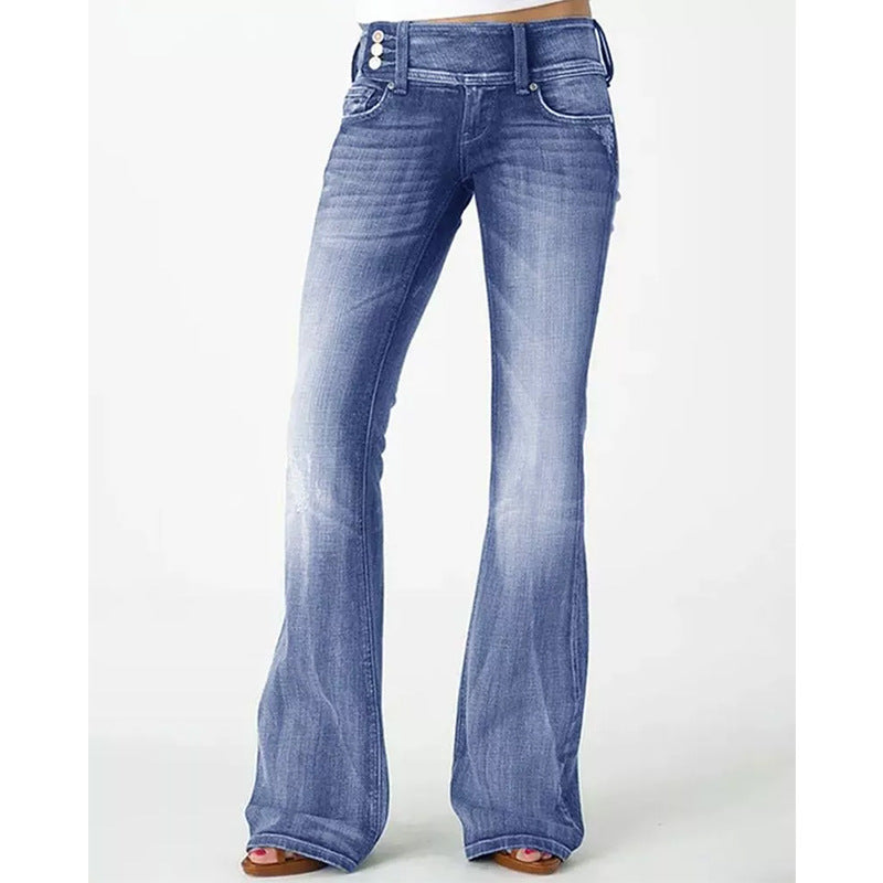Geneva | Mid-Rise Bootcut Retro Jeans