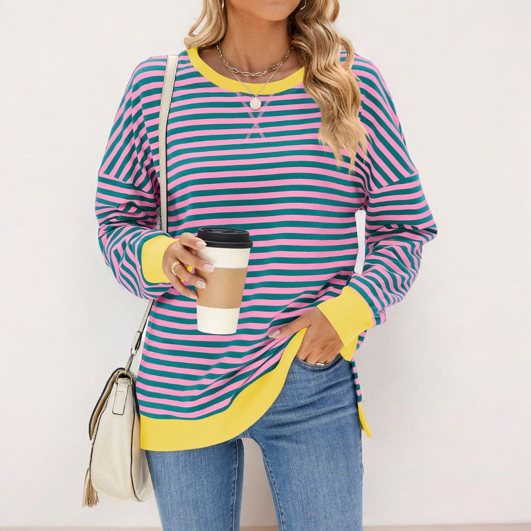 Lina | Women Casual Striped Sweatshirt