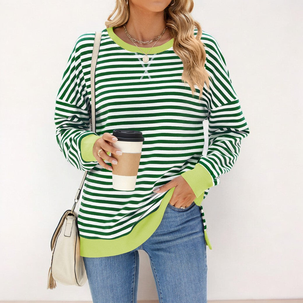 Lina | Women Casual Striped Sweatshirt
