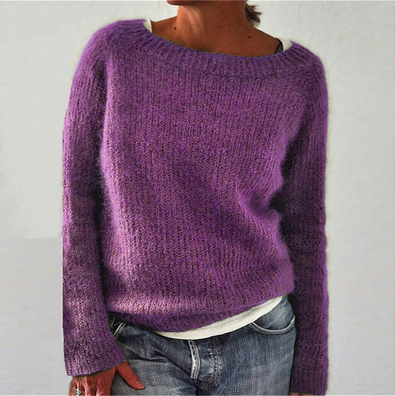 Klara | Casual Crew‑Neck Sweater