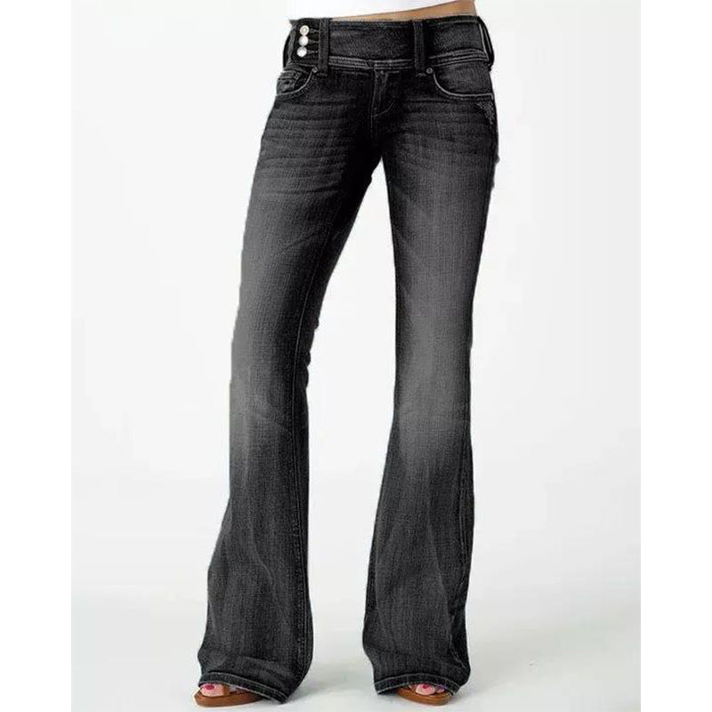 Geneva | Mid-Rise Bootcut Retro Jeans