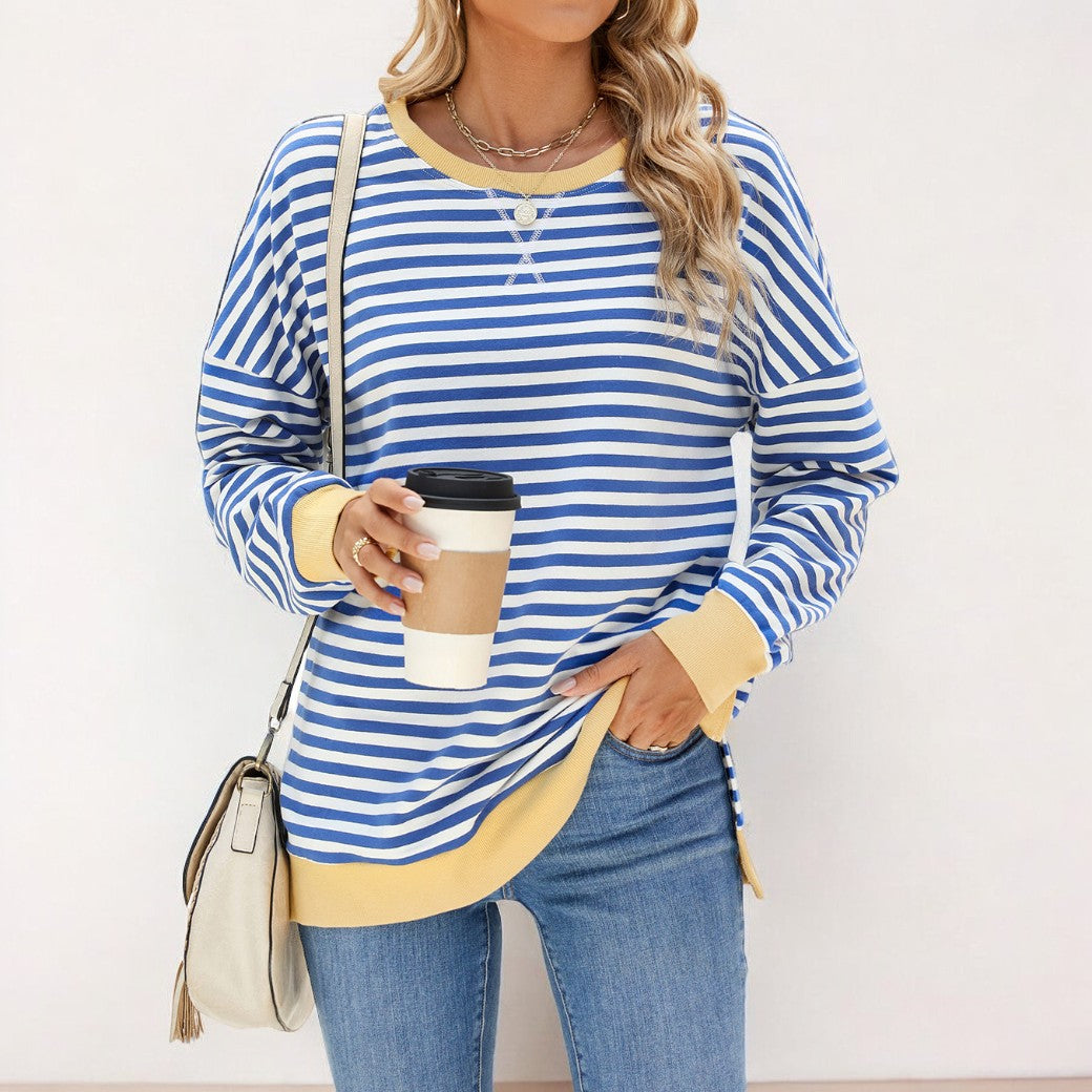 Lina | Women Casual Striped Sweatshirt