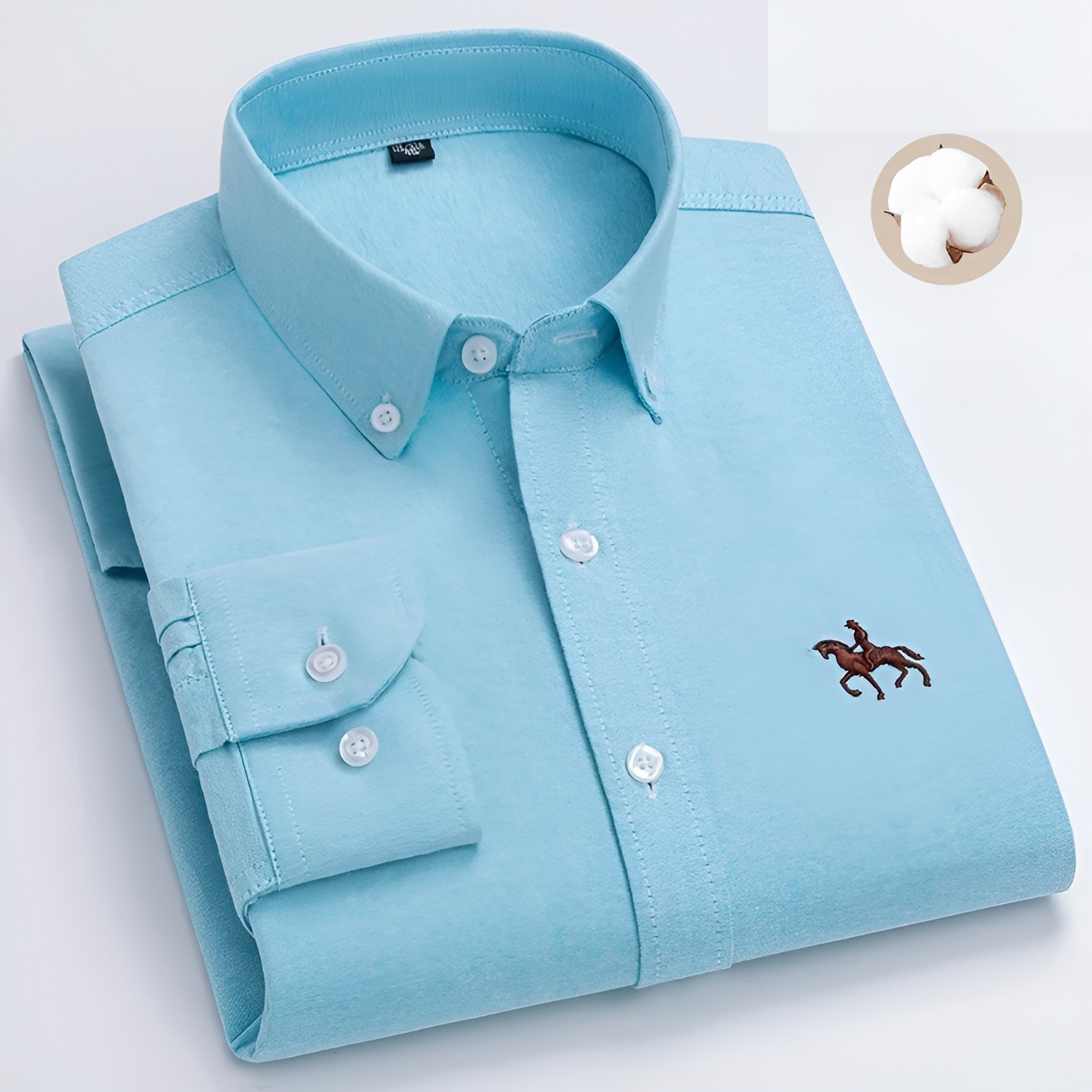 Rowan | Premium Cotton Long Sleeve Shirt