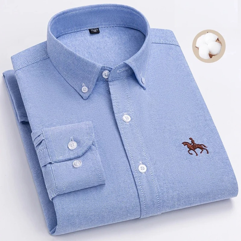 Rowan | Premium Cotton Long Sleeve Shirt