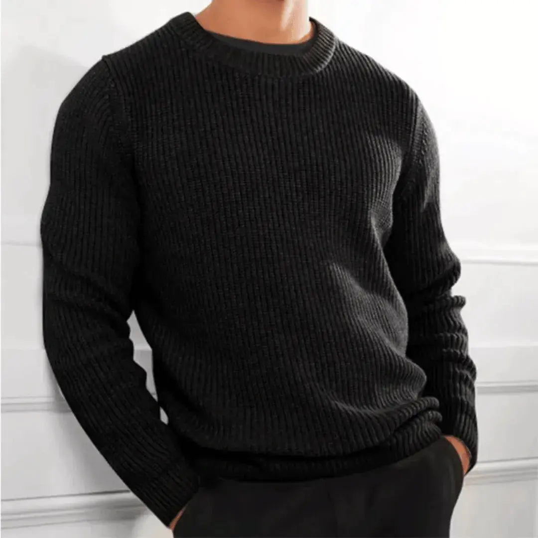 Raphaël | Luxe Crewneck Sweater — Soft Acrylic Knit for Elevated Comfort