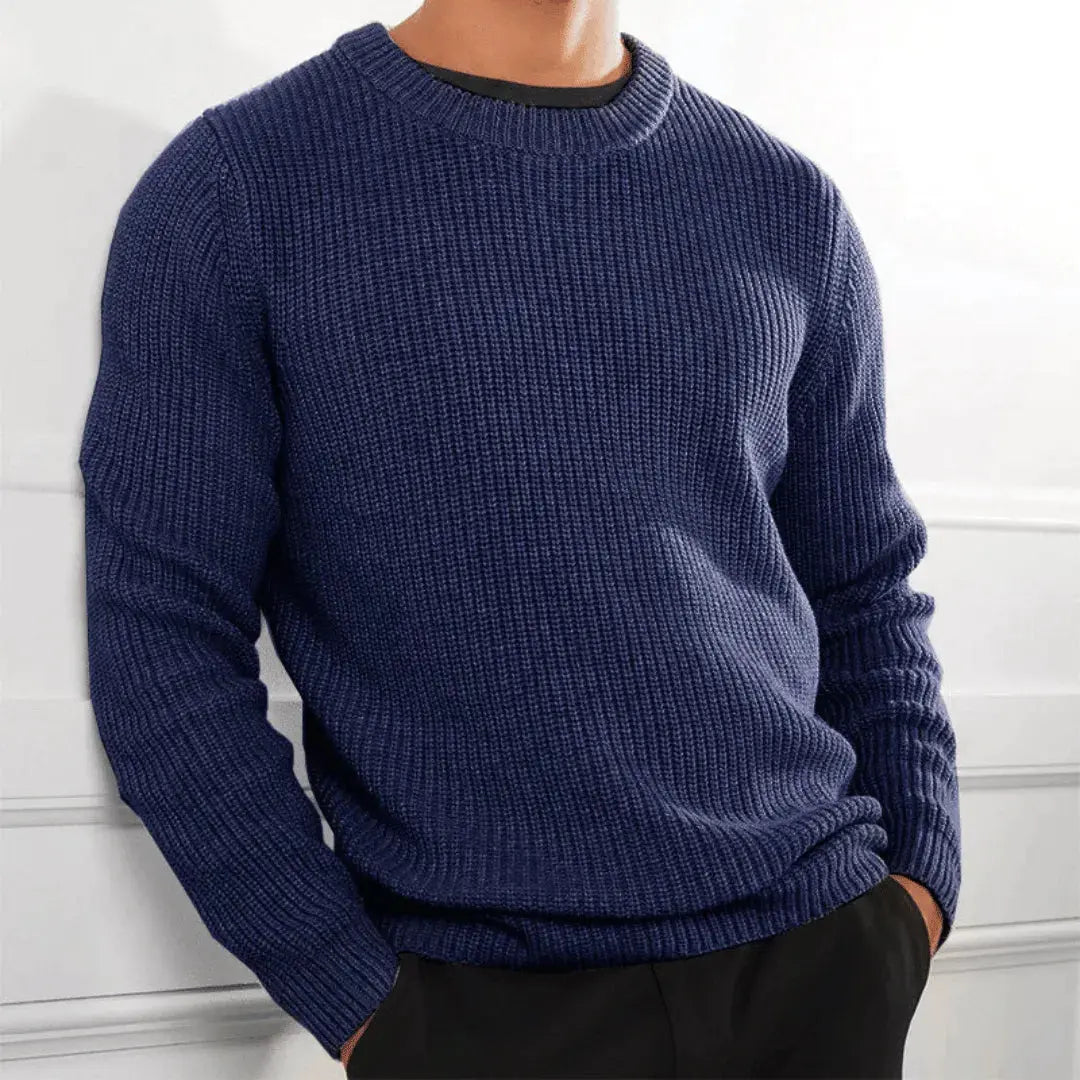 Raphaël | Luxe Crewneck Sweater — Soft Acrylic Knit for Elevated Comfort
