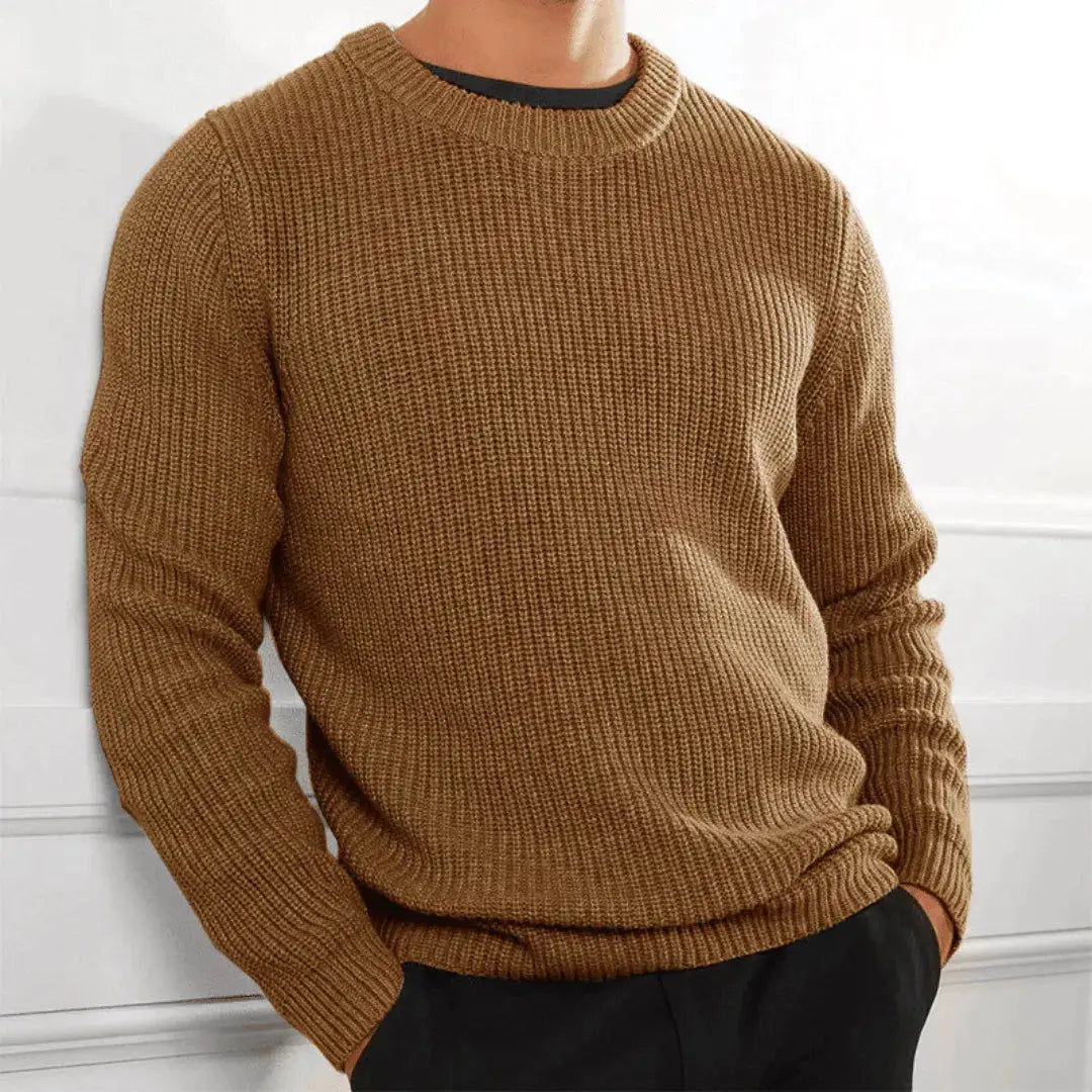 Raphaël | Luxe Crewneck Sweater — Soft Acrylic Knit for Elevated Comfort